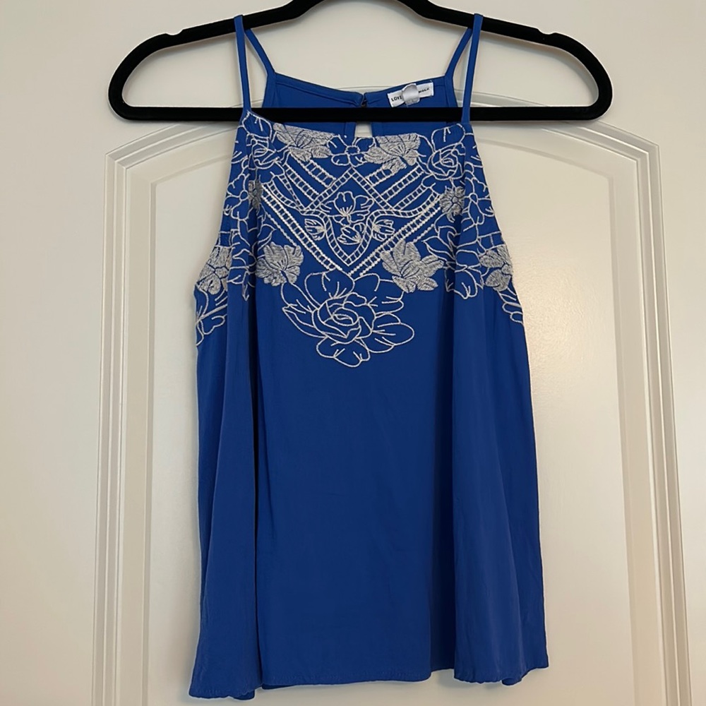 ✨3 for $10✨Blue Halter Top